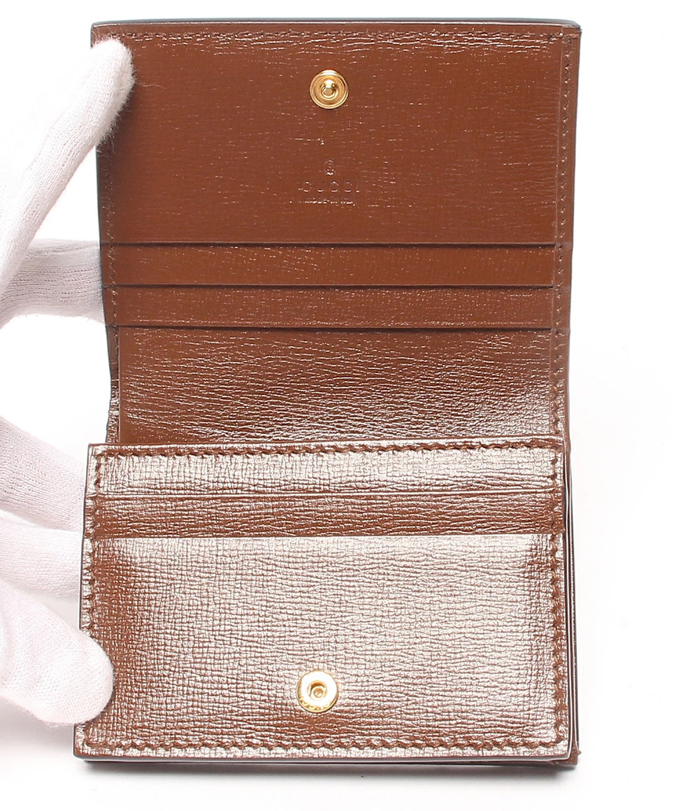 Gucci bi fold GG compact wallet Supreme Black